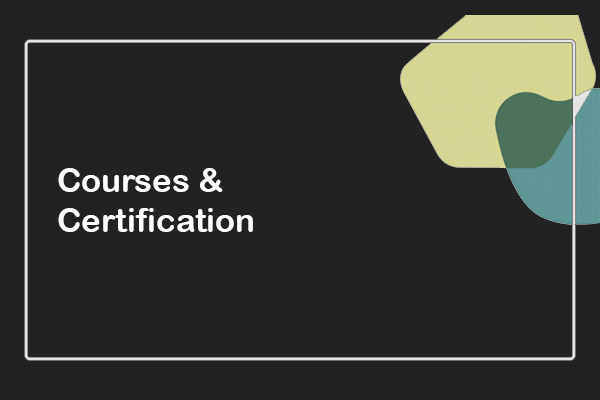 Courses/Certifications